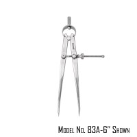 Starrett 83A-4" Yankee Spring Divider - Solid Nut