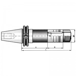 V-Flange Stub Arbor Holders