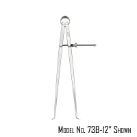 Starrett 73B-4" Yankee Inside Spring Caliper - Quick Spring Nut