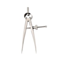 Starrett 277-3" Toolmakers' Spring Caliper & Divider - Solid Nut
