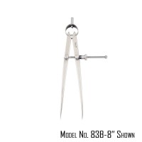 Starrett 83B-4" Yankee Spring Divider - Quick Spring Nut